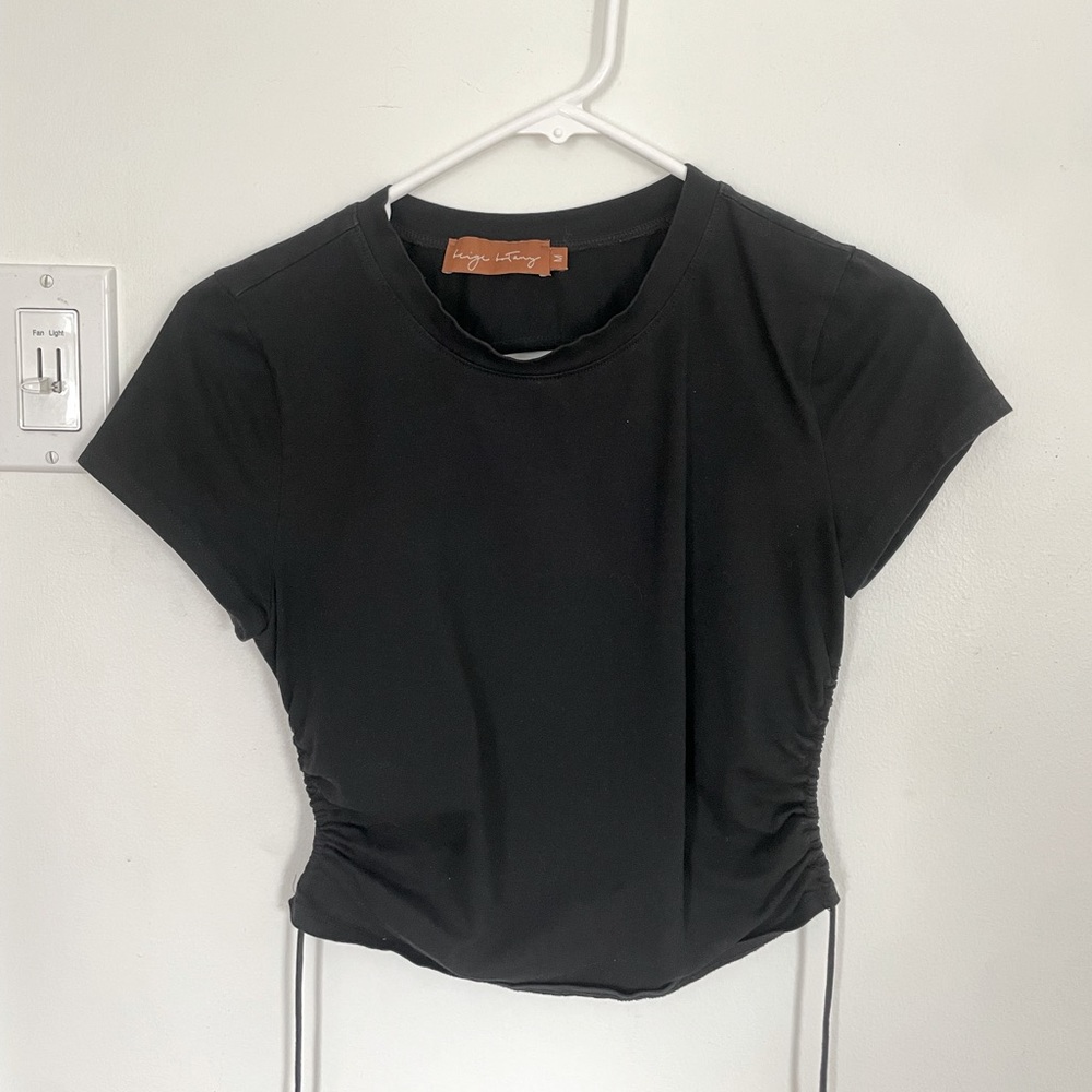 Black top with open back